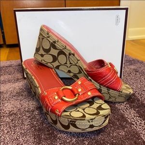 Coach Janeese Wedge shoes